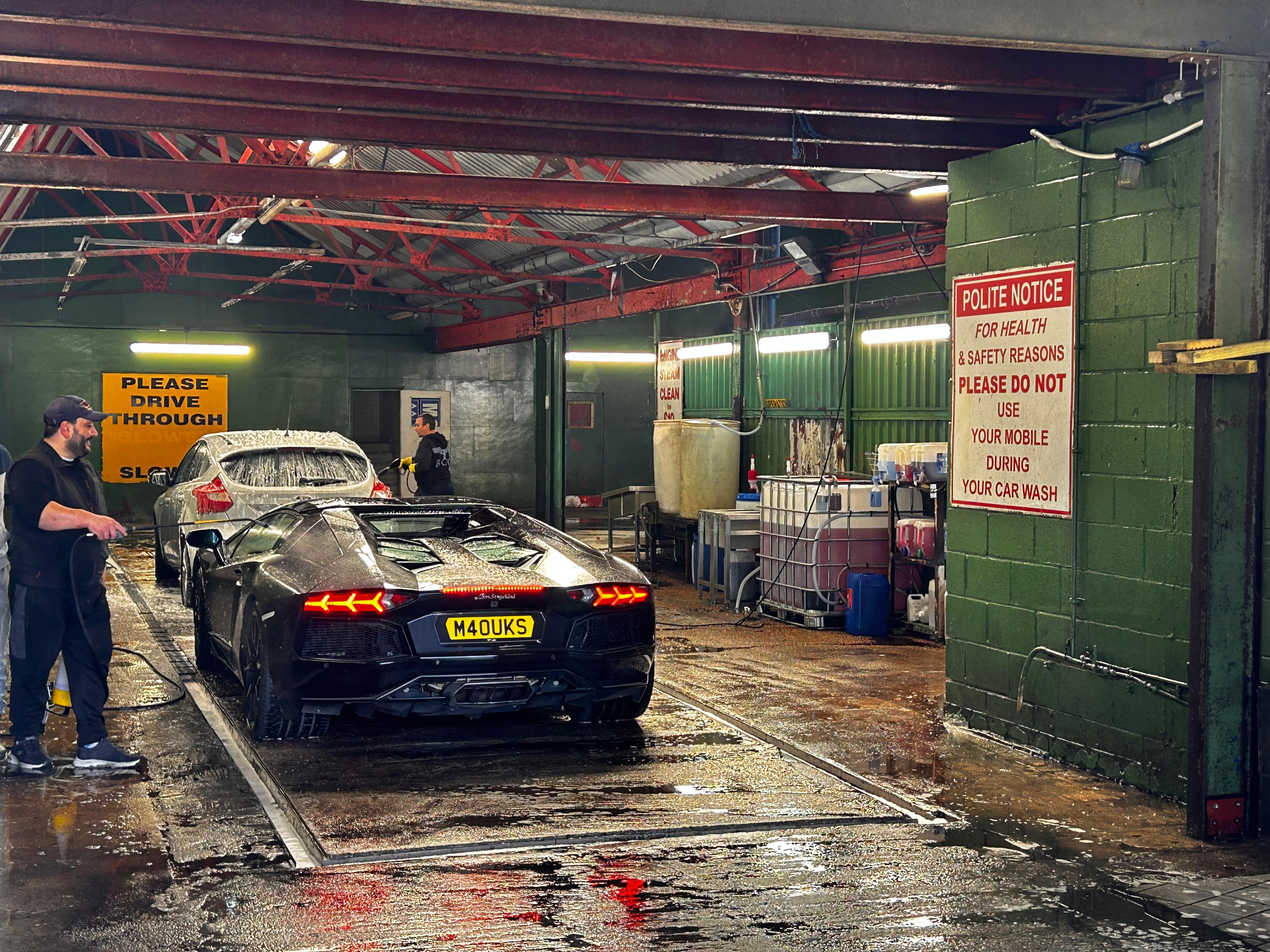 In & out valet at Wandle Car Wash